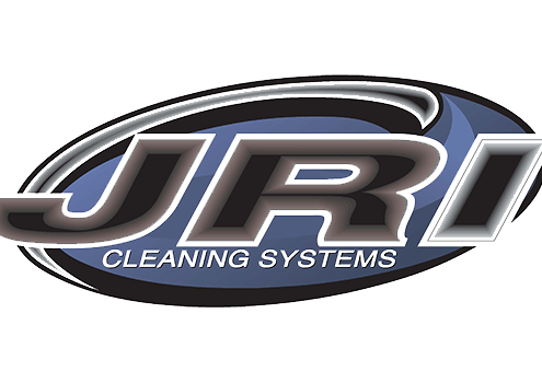 JRI Industries logo, with JRI in big font and cleaning systems written below it.