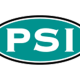 Packaging Specialists (PSI) logo, with PSI in white letters surrounded by green