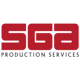 SGA Production Services company logo with SGA in red