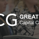 "ACG Great Lakes Capital Connection" written in white letters with people sitting in chairs in the background.